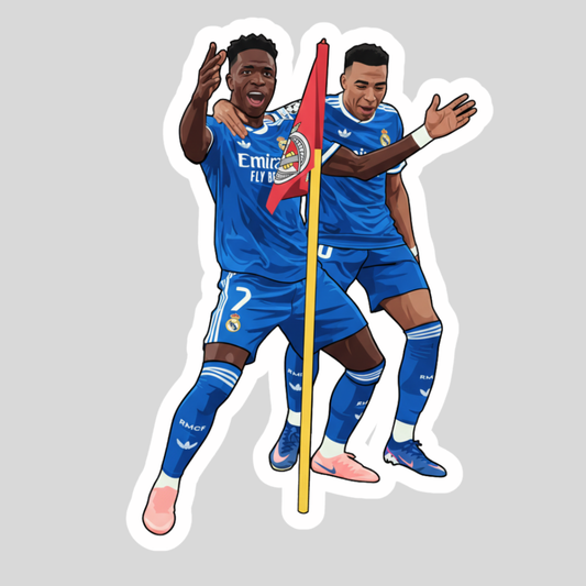 Vinicius Jr & Mbappé Sticker