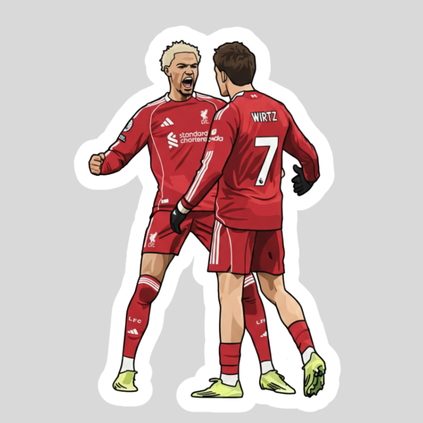 Ekitike & Wirtz Sticker