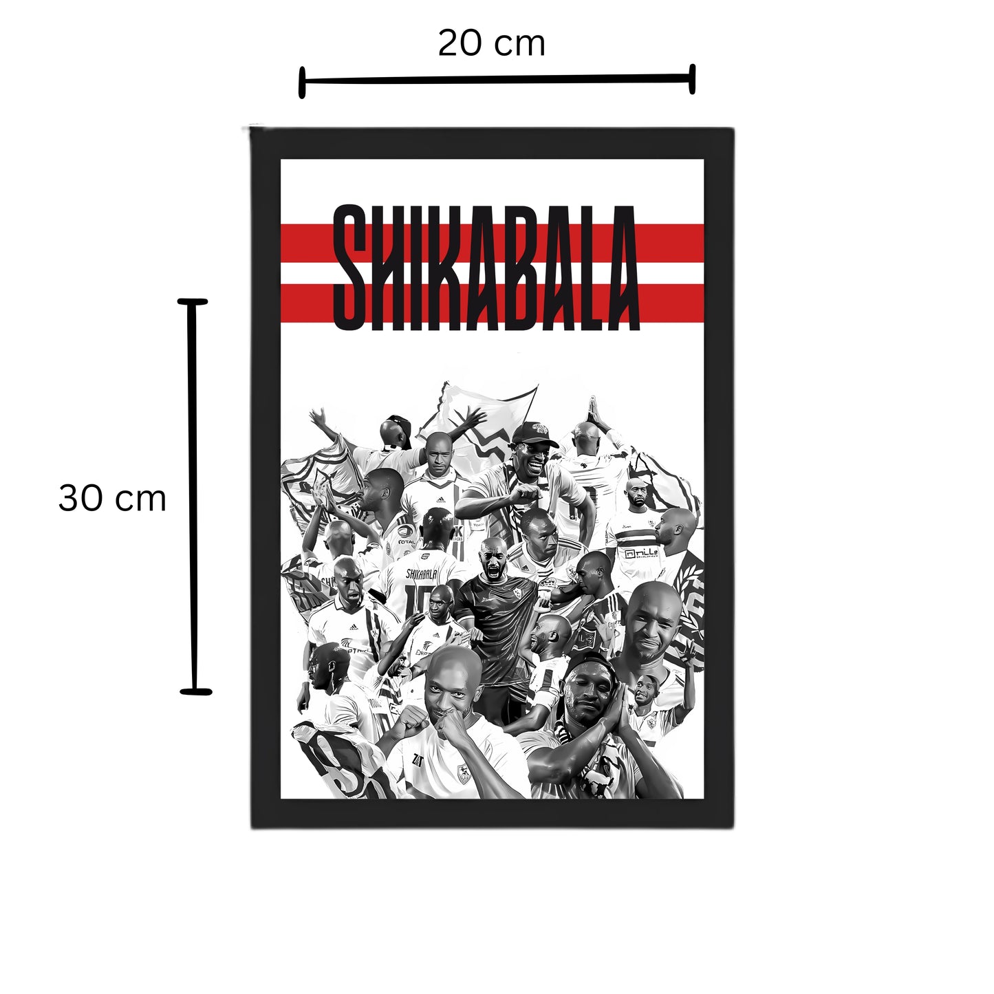 Shikabala Black Framed Poster