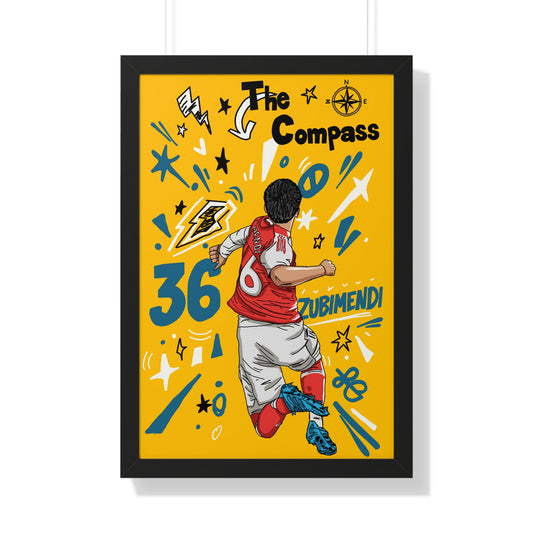 Martín Zubimendi (The Compass)  Poster