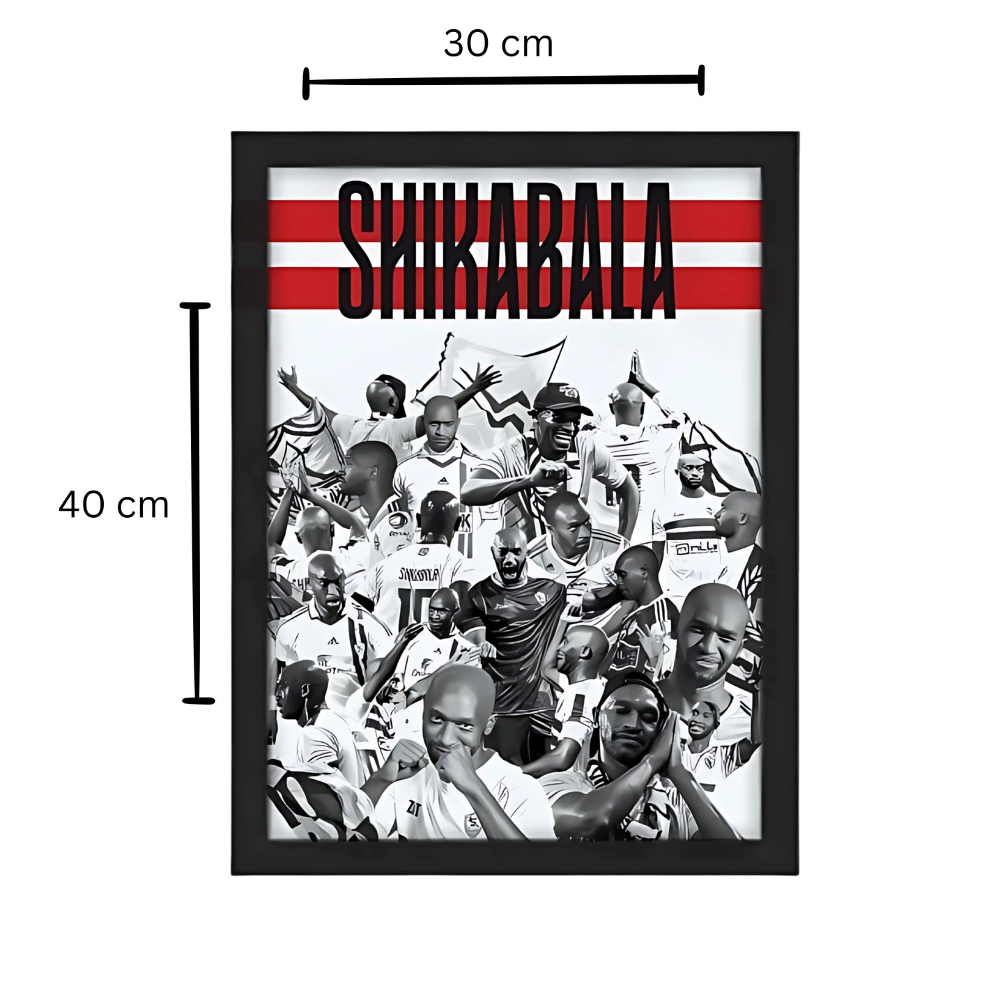 Shikabala Black Framed Poster