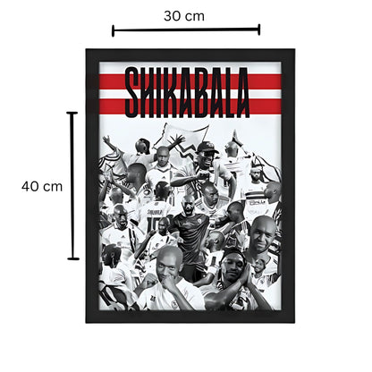 Shikabala Black Framed Poster