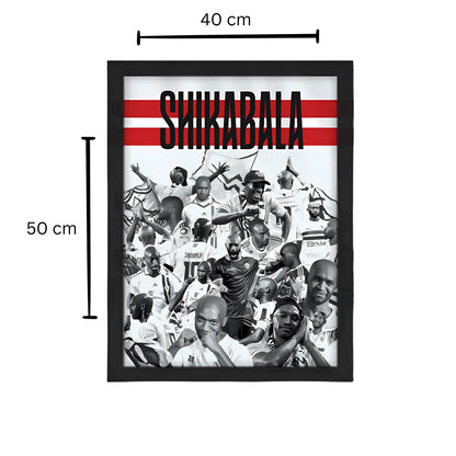 Shikabala Black Framed Poster