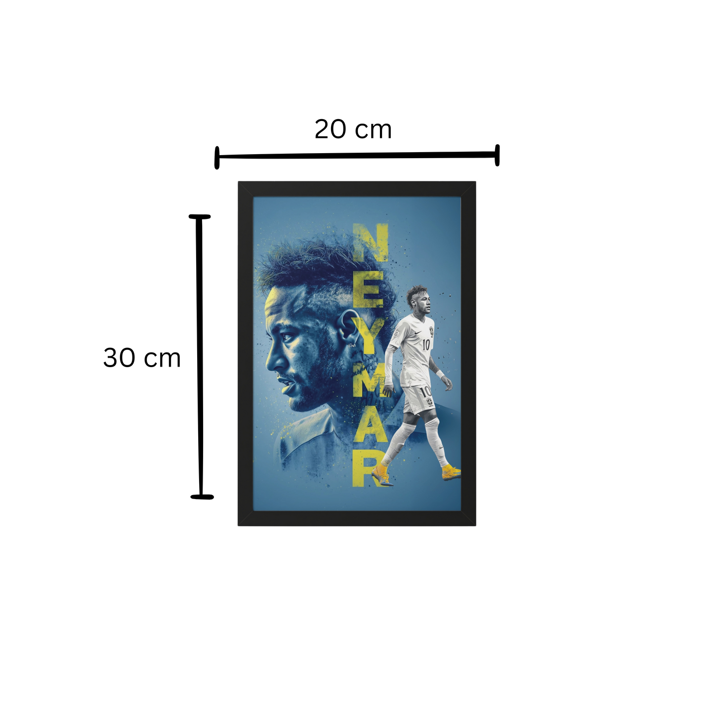 Neymar Framed Poster