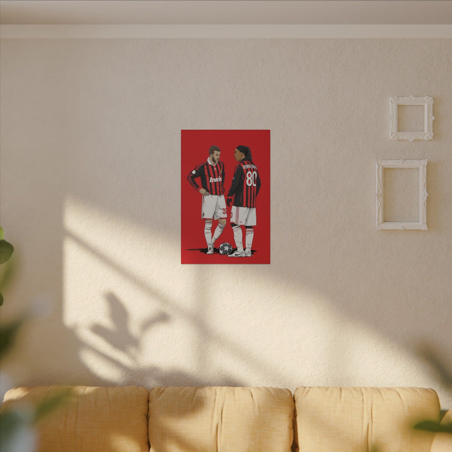 Beckham & Ronaldinho Poster