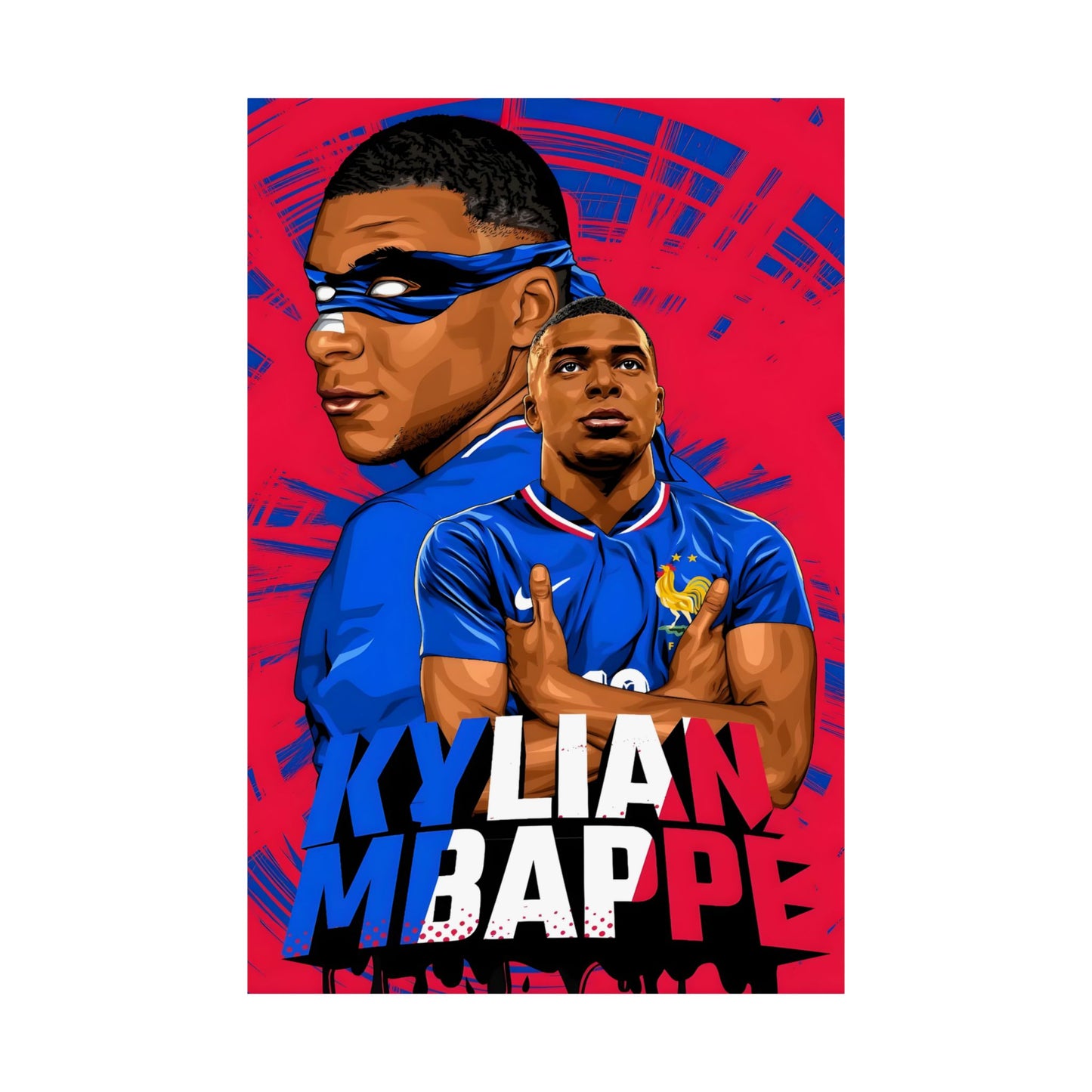 Kylian Mbappé Poster