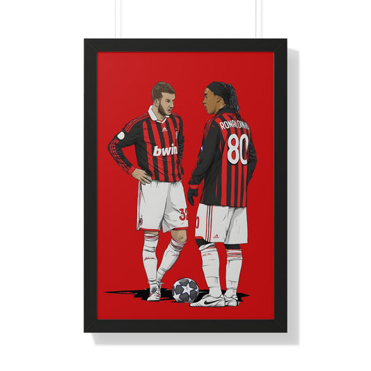 Beckham & Ronaldinho Poster