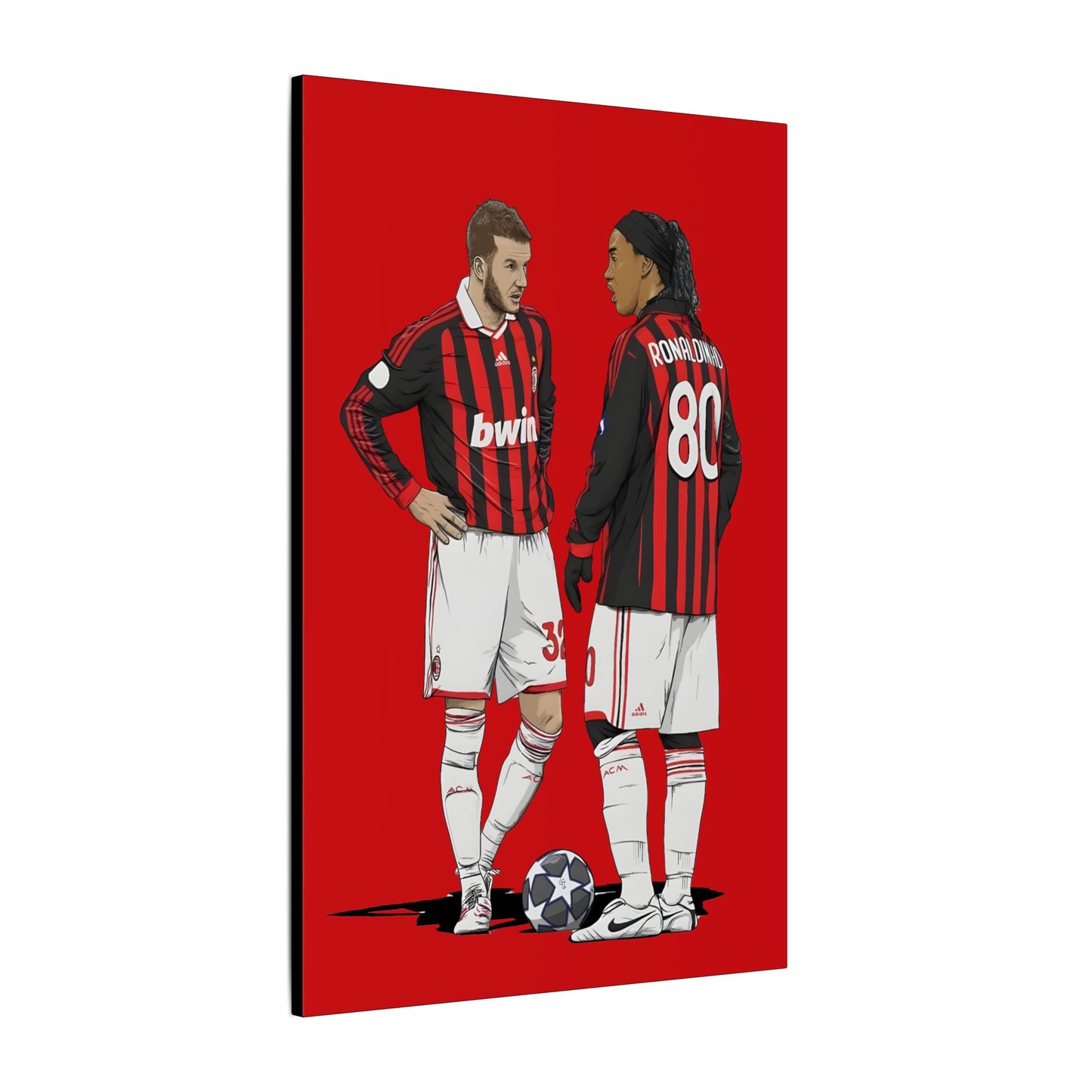 Beckham & Ronaldinho Poster