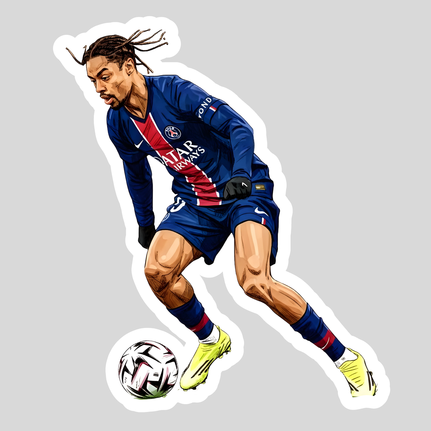 Bradley Barcola Sticker